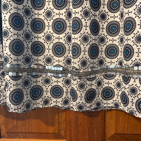 Tory Burch Maxi Skirt in Blue/White (Size 2) - Picture 2 of 10